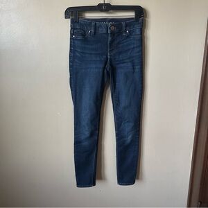 White House Black Market Dark Blue Skinny Jeans